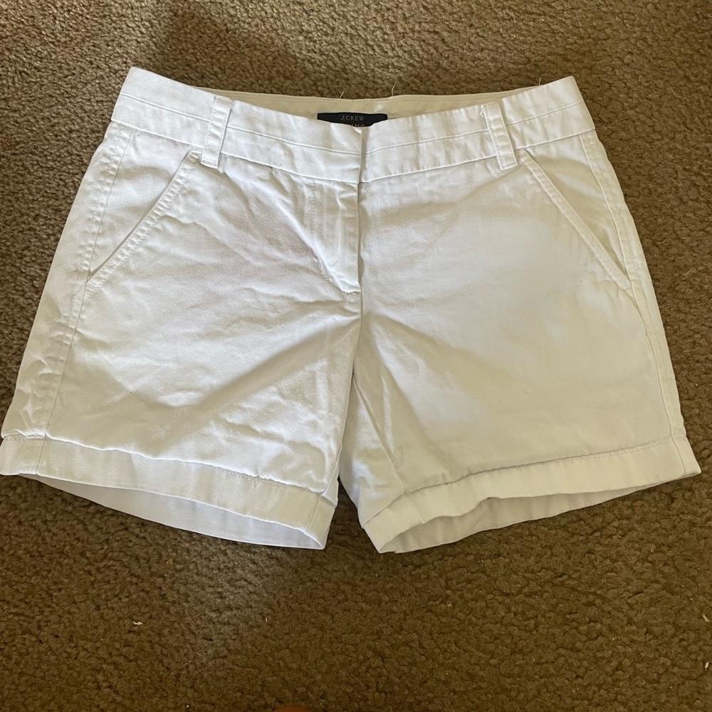 J Crew Women’s White 5” Chino Short Size 00
